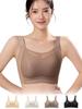 [veimia] Bra That Makes Breasts Appear Smaller, 0.2cm Ultra-thin Design, 5cm Lift To the Chest Line, Jelly Strip Support, Prevents Sagging and Bouncin
