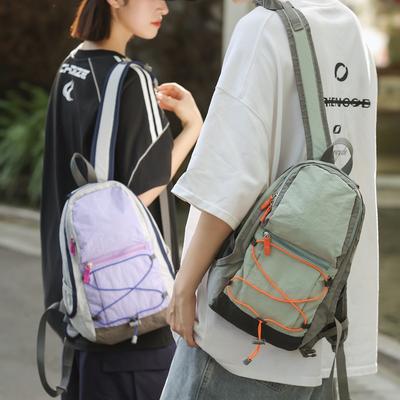 Outdoor Backpack Men's Color Block Lightweight Travel Backpack