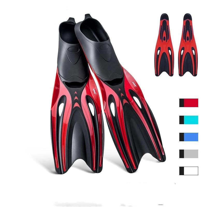 TPR Swimming Diving Fins Rubber Free Snorkeling Fins Lightweight Adjustable Foot Fins For Water Sports And Swimming Activities