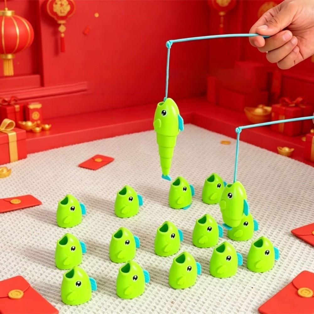 Stretchable Fish Fishing Game Toy Cartoon Fish Catching Game Kid Fishing Master