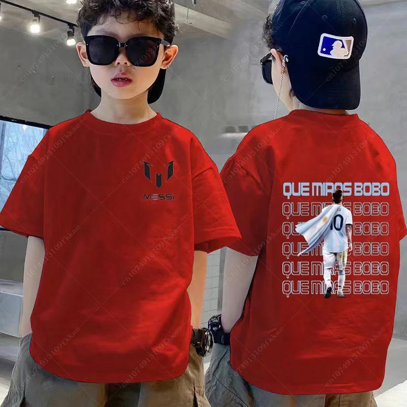 Printed children's clothing summer children's T-shirt boys and girls casual short sleeved fashionable black shirt sportswear top