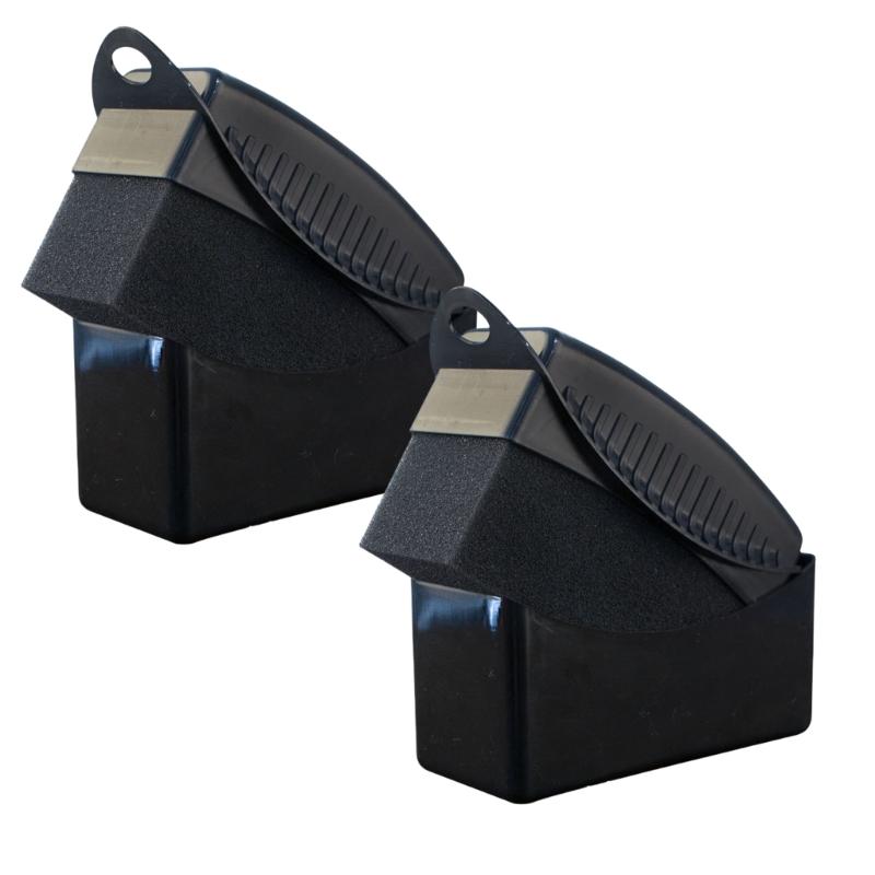 

2pcs Ergonomic Grip Tire Shine Sponge Brush, Wheel Detailing Applicator Pad for Car Automobile Care Cleaning Accessories чёрный