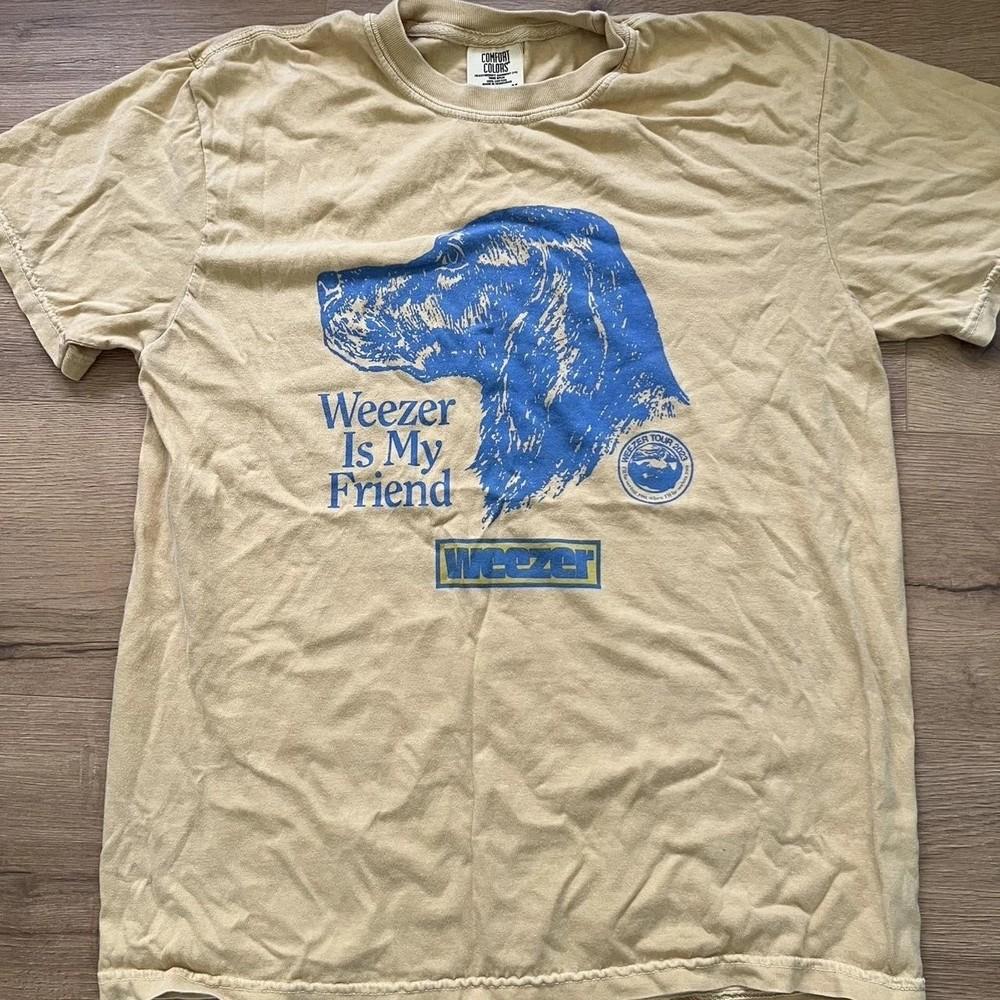 

Футболка унисекс с графическим принтом Weezer, рок-группа 90-х, тур 2023, базовая, ретро-стиль, S-5XL XL