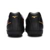 Mizuno Artificial Turf Durable Low-Top Kids Soccer Shoes Black And Gold Kids Soccer Shoes P1GE232550