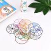 12Pcs Math Fractions Circles Toy Set Plastic Numbered Educational Math Chips 8Cm Diameter For Learning And Wholesaling