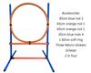 Dog Agility Training Set: Jump Ring, Hurdles, Tunnel & Climbing Accessories