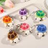 Adorable Turtle Keychain, Handmade Crocheted Miniature Turtle Plush Toy Hanging Bag Charm Ornament