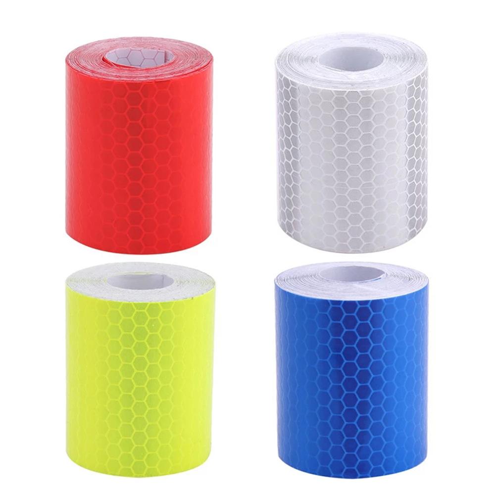 Mark Protective Sticker Safety Warning Tape Motorcycle Film Reflective Strip Sticker Self Adhesive