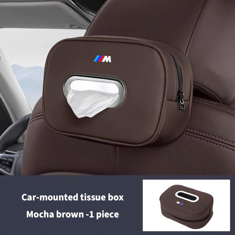 New model car tissue box holder, Napa leather car tissue box, Rear seat tissue box For BMW M6 M5 M3 X1 X3 X5 E38 E39 E46 E53 E60