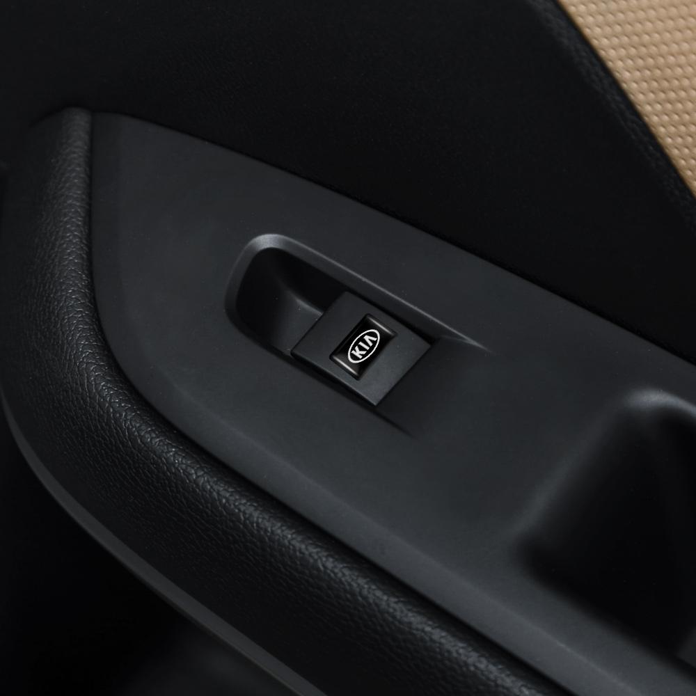 2026 Het Bilklistermärke 10/20/50 st 3D Mode Bilinteriör Epoxi Karossklistermärke För Kia Sportage 3 Rio K2 Ceed Carnival Picanto Soul