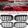 For Bmw F30 F31 3 Series 318i 320i 330i 320d Carbon Fiber/Black Grill Facelift Racing Grille Kidney Front Bumper Grill 2012-2018
