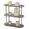 Decorative Display Table Shelf Simple 3 Layers Detachable Desktop Organization Rack for Bedroom