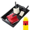 Edge Paint Brush 4pcs Corner Edge Painter Tool for Painting Wall Corner Brush with Trim and Touch-up Pad Paint Cutting Edge Tool