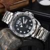 שעון SEIKO לגברים, שעון צלילה קוורץ, רצועת פלדת אל-חלד וגומי סיליקון, עמיד במים, לוח גדול זורח, שעון יד ספורטיבי לגברים