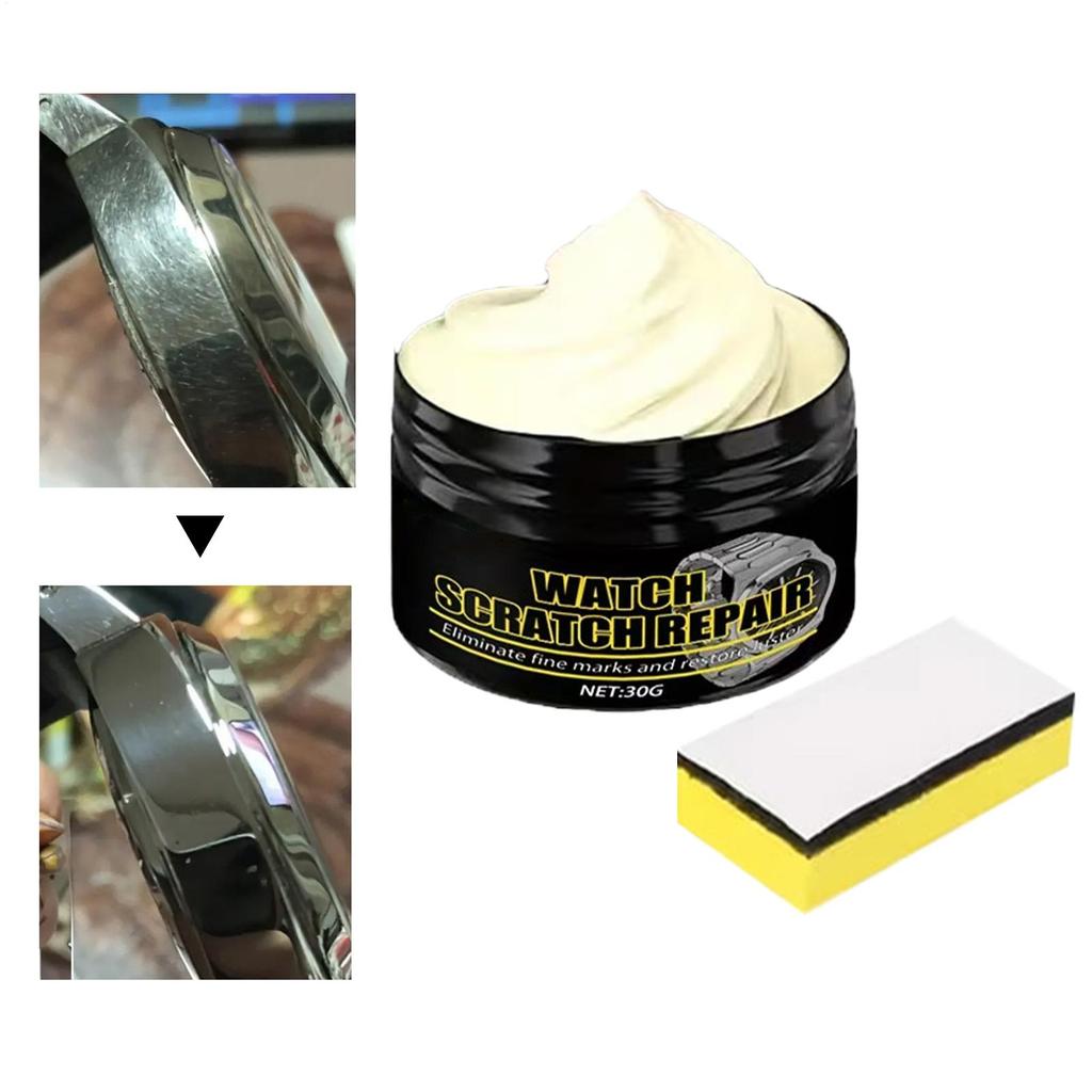 Watch Polishing Paste For Strap Screen Scratch Removal Metal Frame Renewal Shine Polishing Paste Scratch Repair Cream 30g