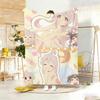 Anime O-Onimai Throw Soft Cozy Flannel Throw Blanket for Sofa Bedroom and More