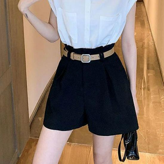Spring 2026 Korean Style Sleeveless Shorts Set with Dimensional Decoration for Light-Skinned Wear