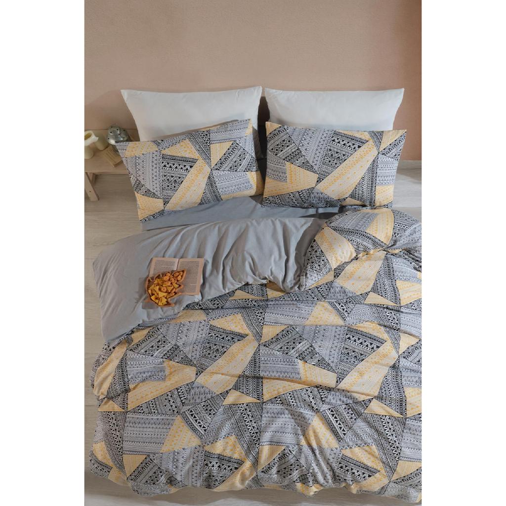 Cotton Double Duvet Cover Set | Duvet Cover And Pillow Case | Without Sheets