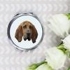 Bloodhound, Pies Św. Huberta -Lusterko Ze Zdjęciem I Napisem Geometryczne Marki Art-Dog