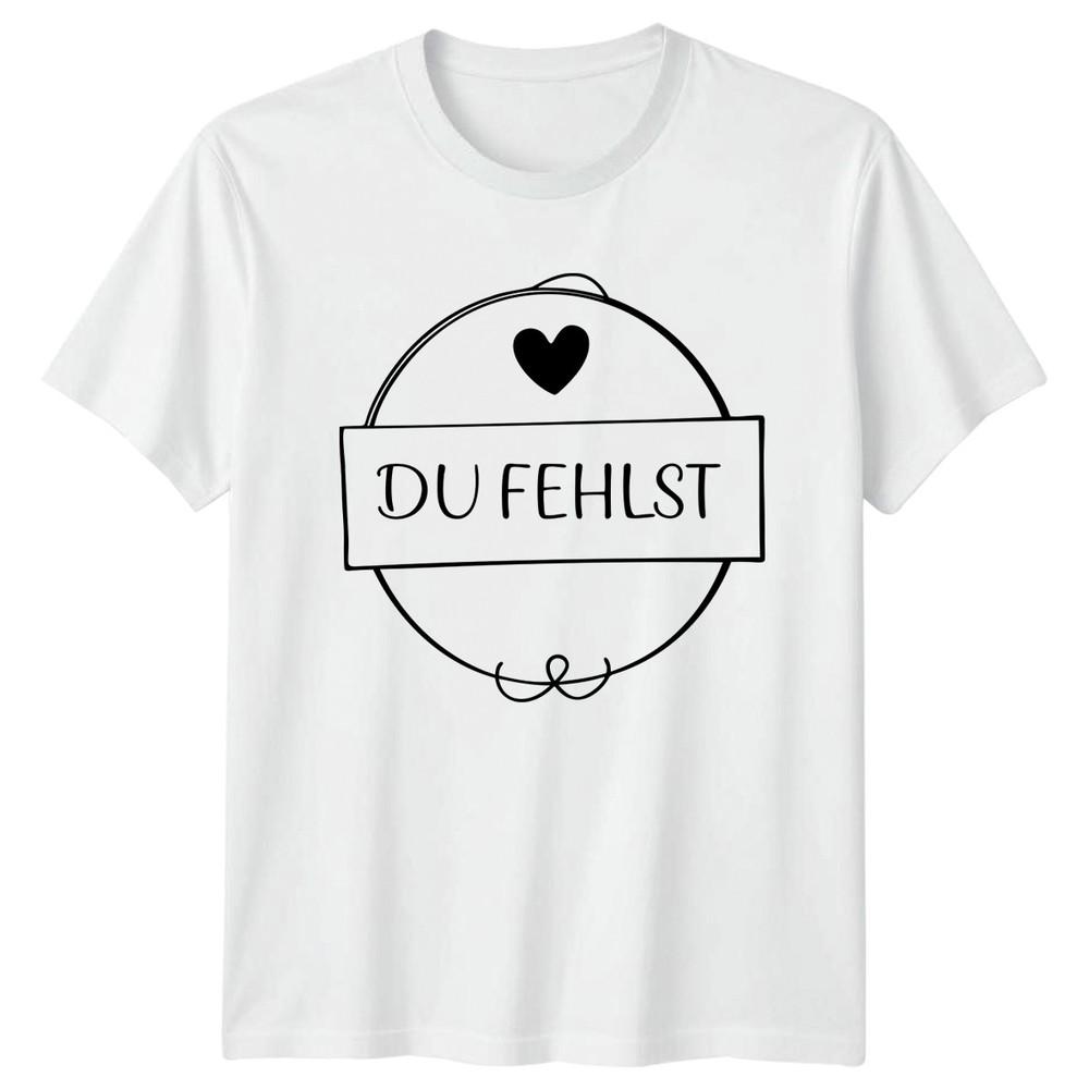 Beautiful Du Fehlst TShirt Remembrance Mourning Memorial Gift For Him And Her