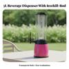 Beverage Dispenser with Spigot Clear Beer Draft-Style Sturdy for Hosts