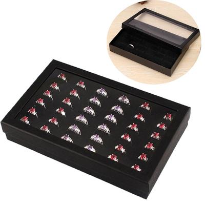 Ring Jewelry Box with Lid Earrings Jewelry Box Ring Earrings Necklace Jewelry Storage Display Plate