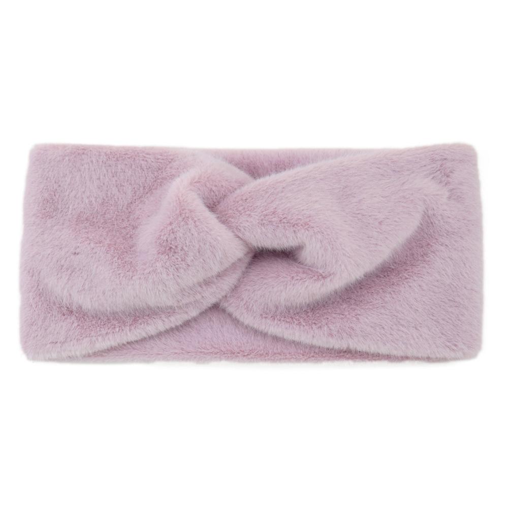 New Women Girls Solid Color Hair Bands Knitted Wool Headbands Vintage Cross Turban Bandage Ear Warmer Hairbands Hair Accessories