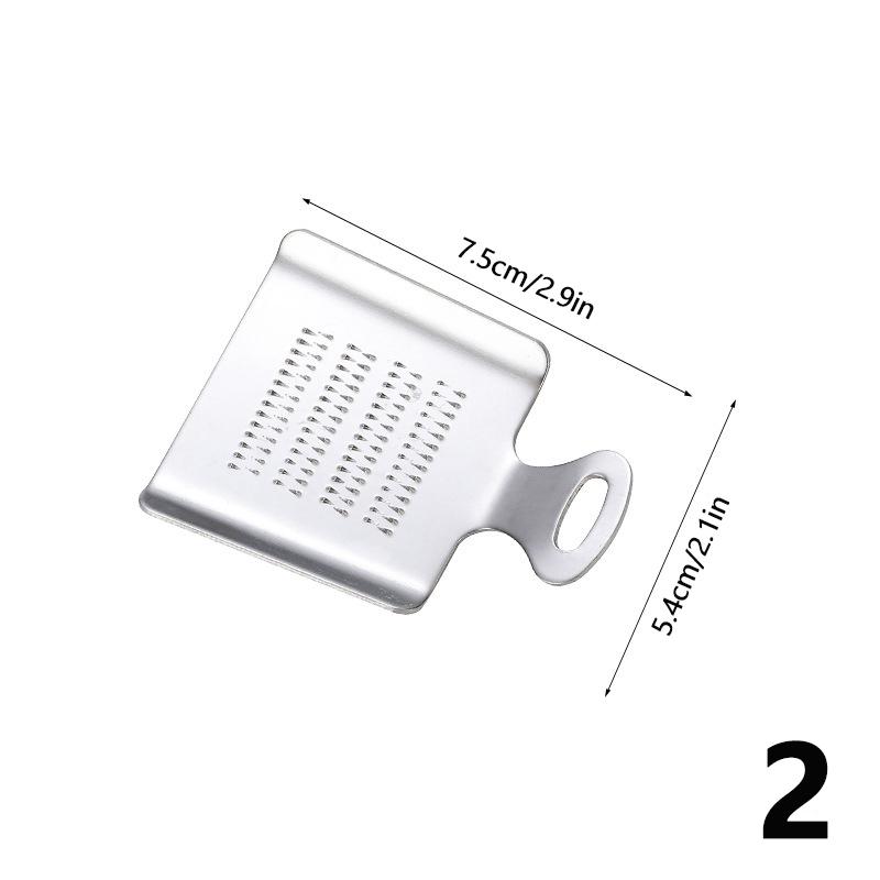 Ginger Grater Wasabi Grater Crusher Stainless Steel Garlic Grinder Kitchen Fruit Root Vegetables Ginger Grinding Tool