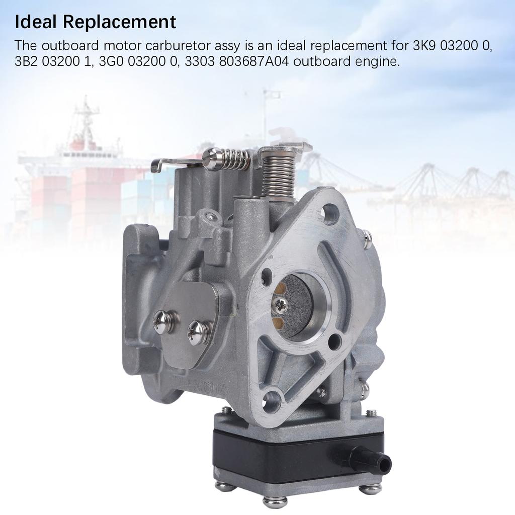 Outboard Motor Carburetor 2 Stroke 9.8HP 9.9HP Boat Engine Carburetor for 3K9032000 3B2032001 3G0032000 3303803687A04