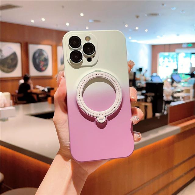 

Роскошный жидкий силикон Magsafe, магнитный чехол-держатель для телефона с подставкой для iPhone 11 12 13 14 15 Pro Max, защитная крышка для объектива на 15Plus For iPhone 15 Plus