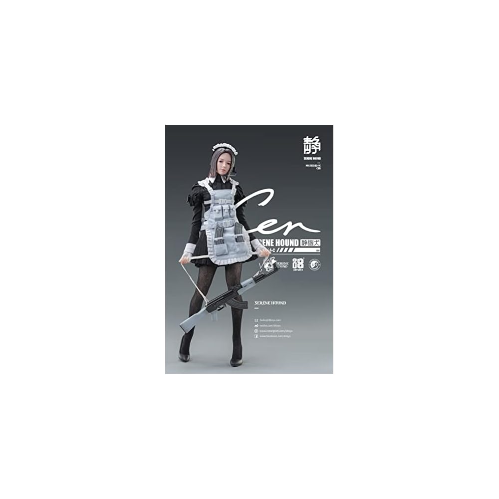I8TOYS SERENE HOUND Series 501S614 C Cerberus Maid Corps Cell 1/6 Scale PVC & Silicone & Metal Painted Movable Figure