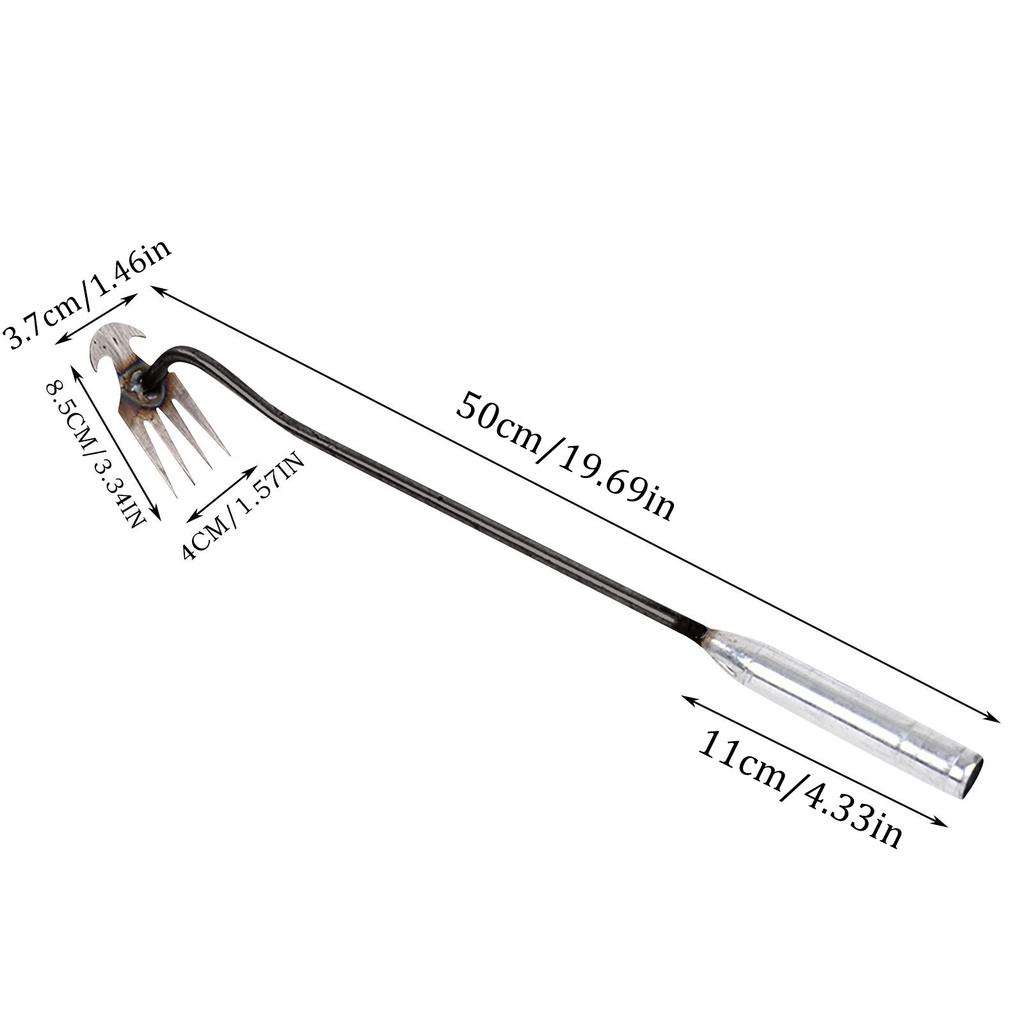 Uprooting Weeding Tools Carbon Steel Yard Lawn Weeder Loose Soil With Handles - Multifunctional Uprooting Weeding Artifact