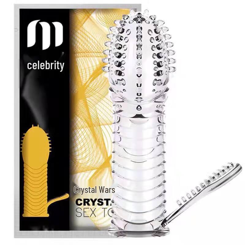 Men's Wolf Tooth Spiked Penis Sleeve for G-Spot Stimulation and Couples' Arousal