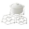 Stainless Steel Pot Holder Bracket Thickened Table Insulation Mat New Kitchen Pad Stand  Kitchen