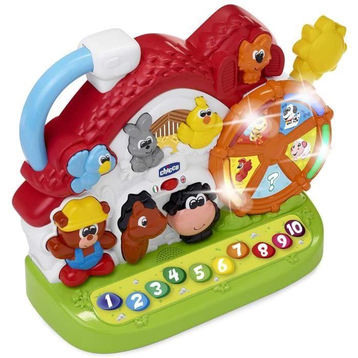 Pedagogisk leke - Chicco - Tospråklig gård - 50 ord - 3 spillemoduser - Gårdsdyr
