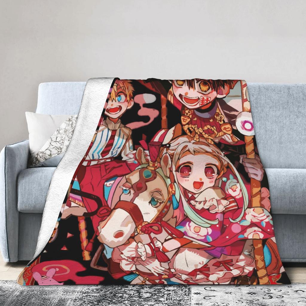 Hanakos Kuns Japanese Flannel Blanket Winter Super Warm Bedding Throws for Girls Boys Outdoor Fluffy Bedspread Sofa Bed Cover