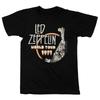 Band Photo Led Zeppelin Band TShirt Cotton Graphic Tee Men Women Summer Streetwear