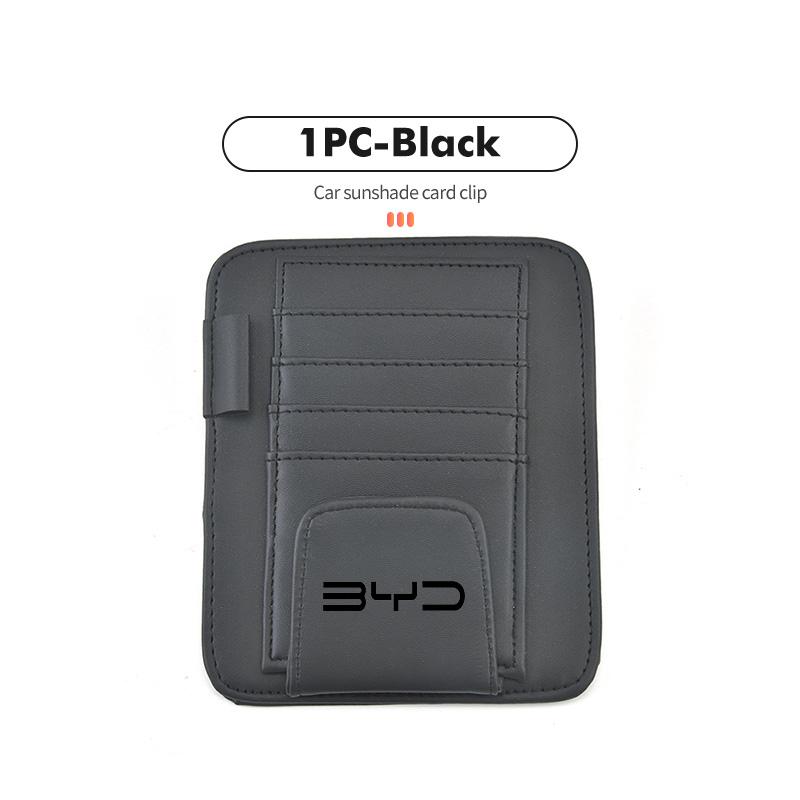 Für BYD Auto Sonnenblende Aufbewahrungsclip Mehrzwecktasche Karten-Ticket-Clip Organizer Innenzubehör Song Tang Dmi Qing Yuan Plus Atto