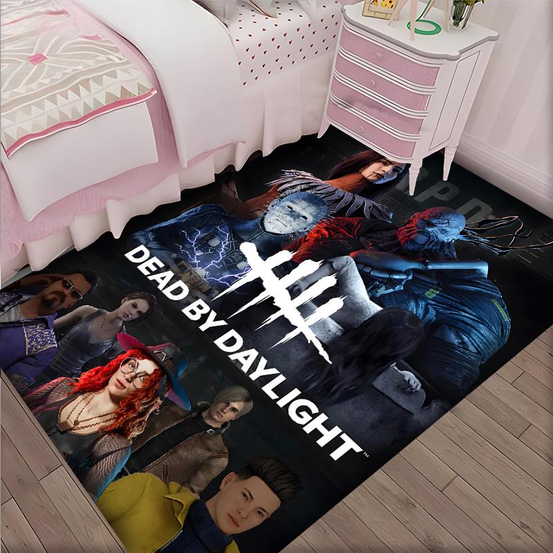 Dead Daylight Polyester Carpet, Soft Indoor Mat for Office Chair, Living Room, Computer Desk - Decorative Home Office Rug Design