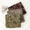 Autumn New Voile Scarf For Women Girls Retro Floral Print Scarves Soft Sunscreen Shawl Summer Fashion Female Wrap Shawls
