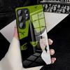 Wicked Musical Green Phone Case For Samsung A25 A13 A33 5G A54 A36 A35 A56 A52 A14 Shockproof Glass Cover