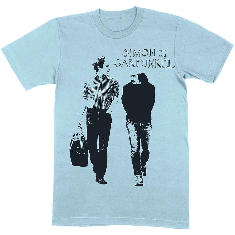Simon Garfunkel Walking Unisexs Tshirt Unisexs L
