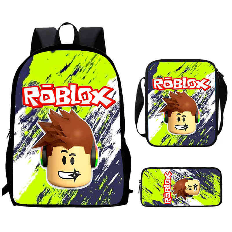 Roblox Printed Backpack, Children'S And Elementary School Bags