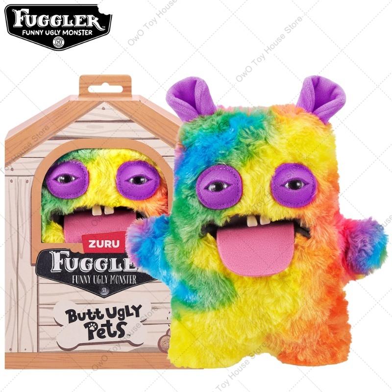 Original Fuggler Ugly Teeth Monster Butt Ugly Pets Plush Toys Kawaii Fugglers Dog Cat Cartoon Stuffed Animals Peluche Doll Gift