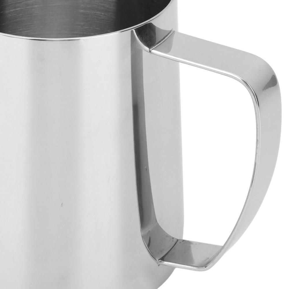 

700ml Capacity Steaming Pitcher Stainless Steel Milk Frothing Pitcher Milk Frother Maker срібний