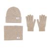 Woodpecker Winter Hat, Scarf & Gloves 3-Piece Set