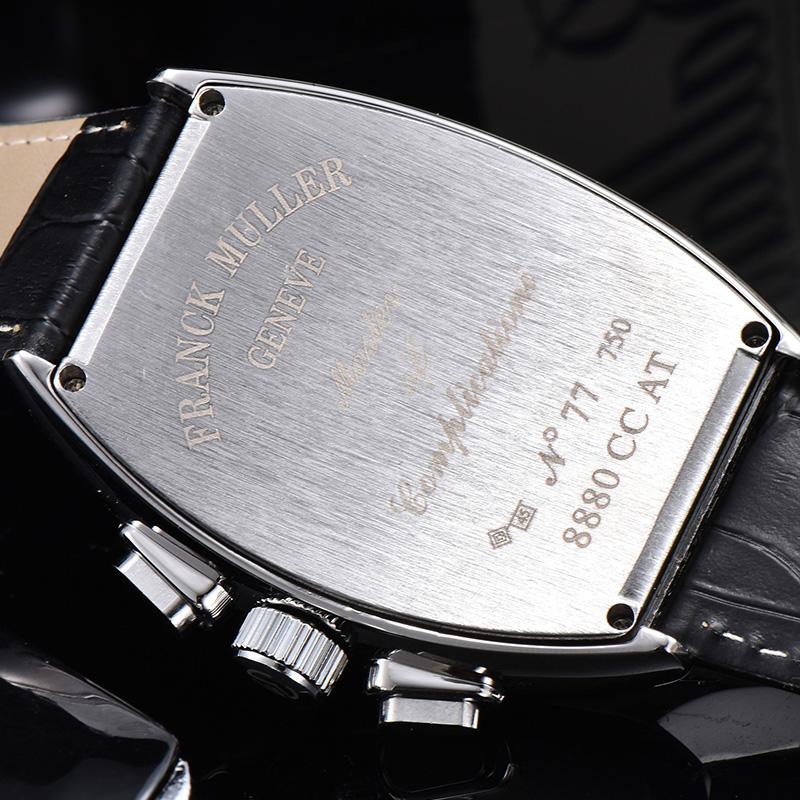 Volant mecanic casual cu cinci ace spirală coroană cu o singură închidere pliabilă ceas pointer pentru bărbați