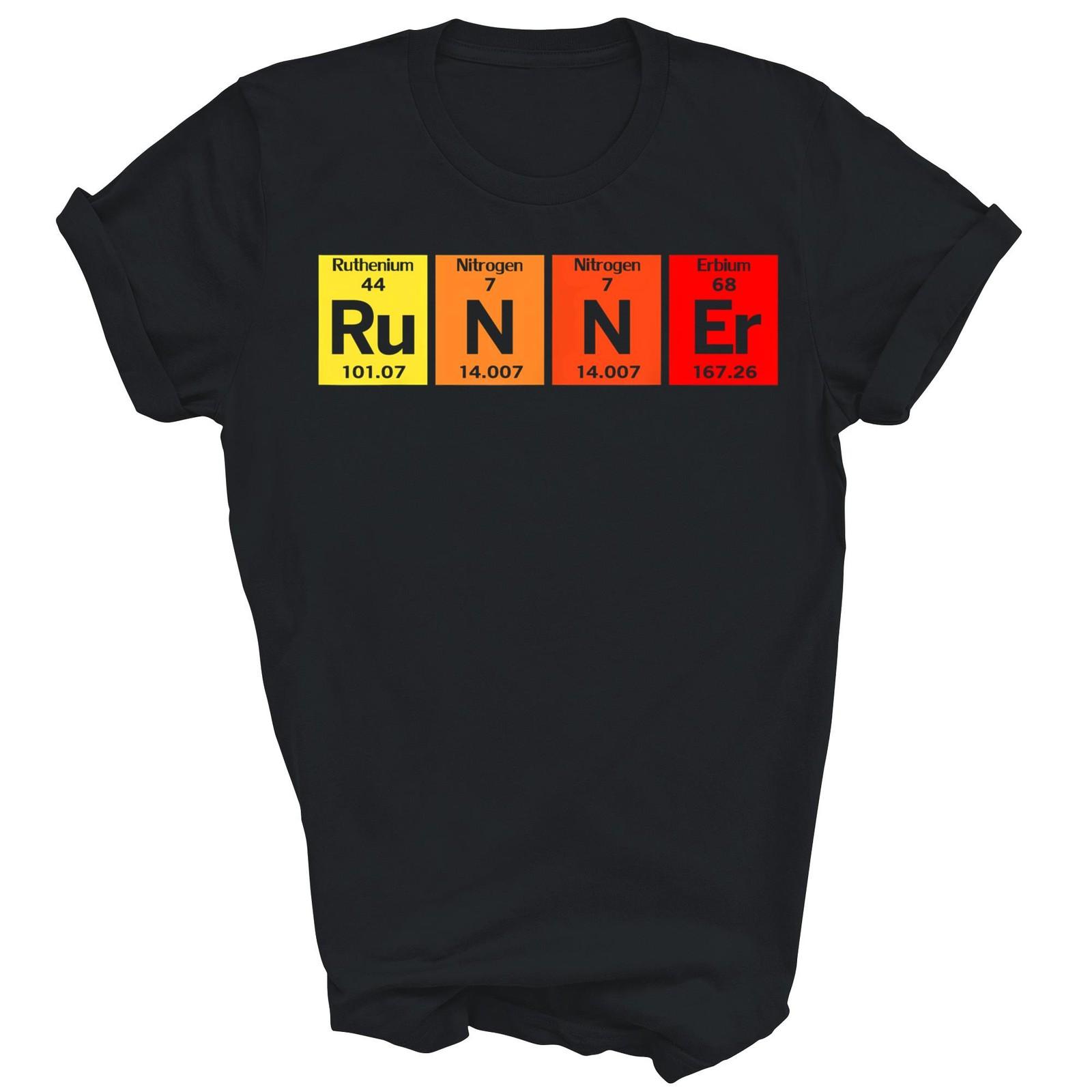 Runners Periodic Table Element Chemistry Unisex Shirt Gift XXXL
