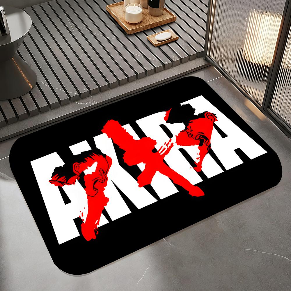 Fashion A-AKIRA Floor Mat Diatomite Bath Mat, Quick Dry Absorbent Non-Slip Door Mat