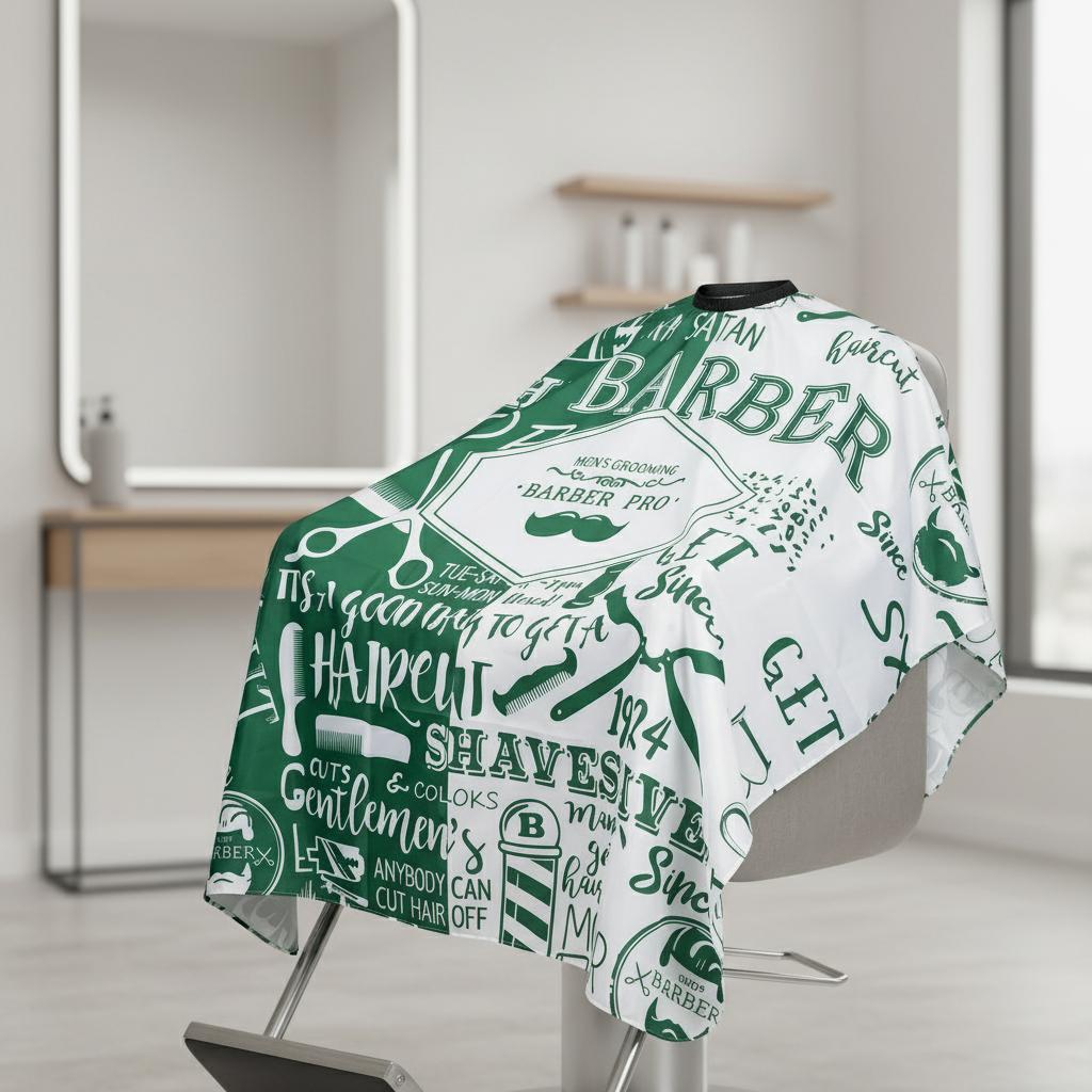 Large Barber' Hairdressing Cape for the Haircut Salon